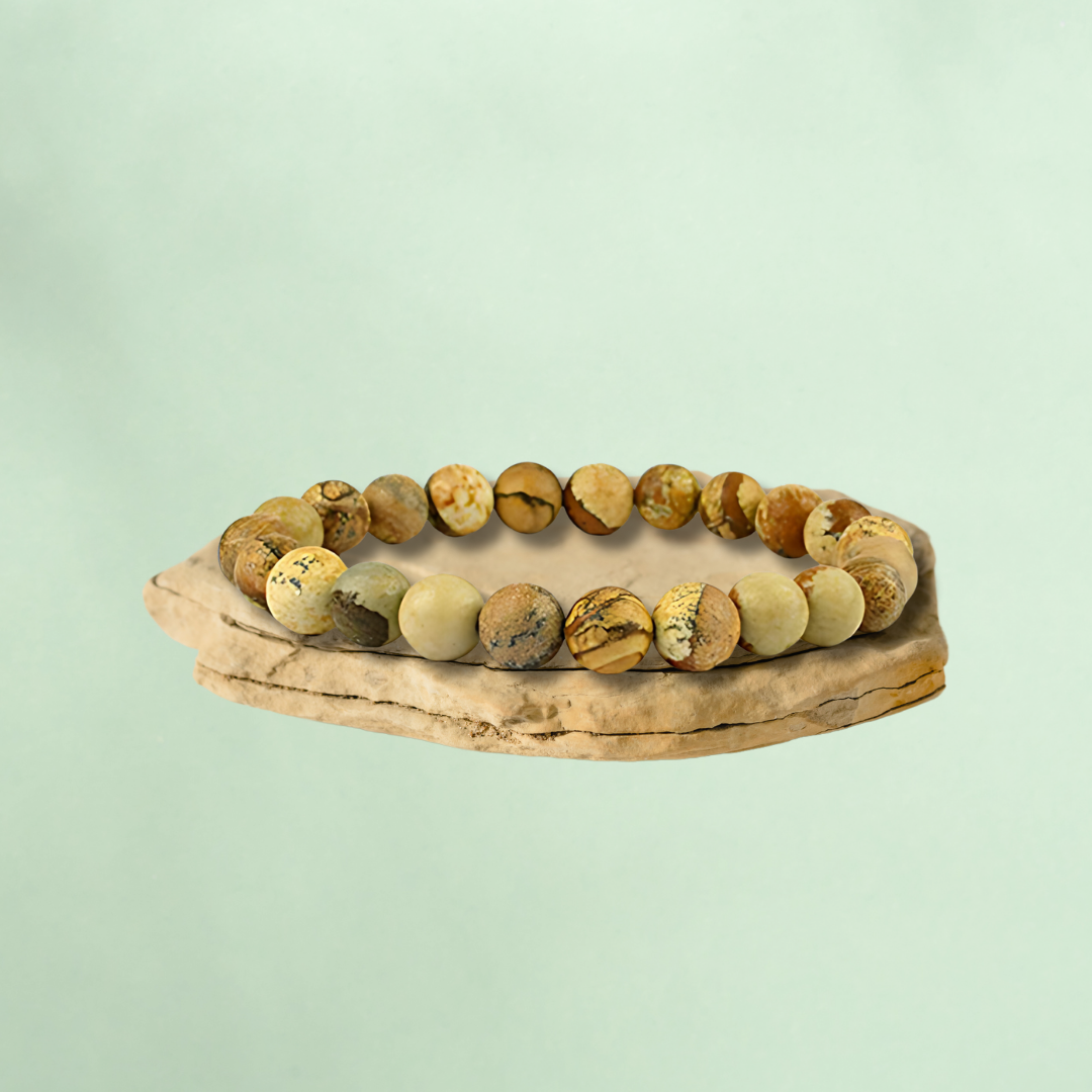 Natural Picture Jasper Bracelet