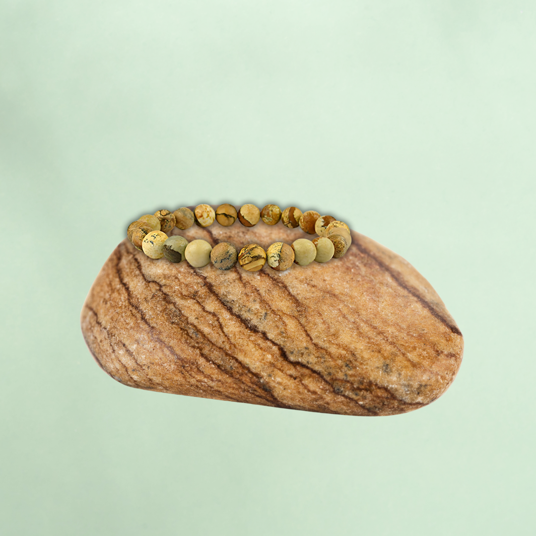 Natural Picture Jasper Bracelet